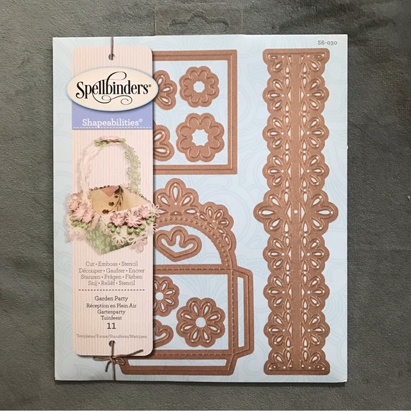 Spellbinders GARDEN PARTY 11 pcs die set - Picture 2 of 10